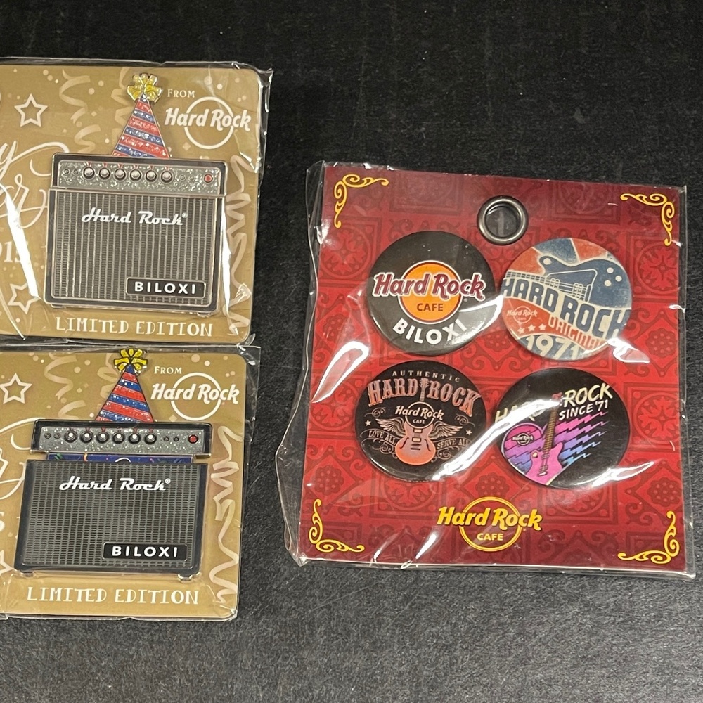 Hard Rock Biloxi 2015 Casino New Years Cafe Pins